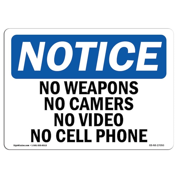 Signmission OSHA Notice, 5" Height, OSHA-Ph, 7" X 5", Landscape OS-NS-D-57-L-17050 - main